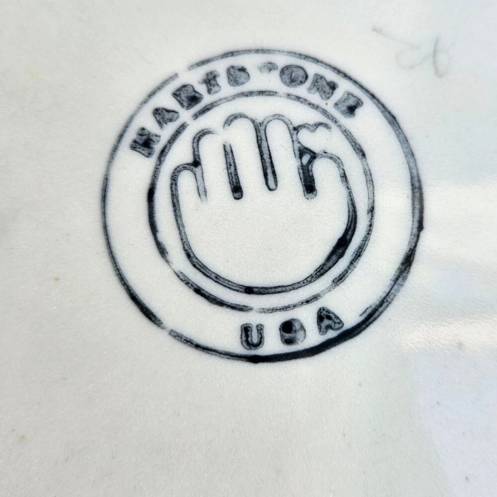 Vintage Hartstone Chickadee & Pine Dinner Plate 11" Stoneware USA - Picture 5 of 16